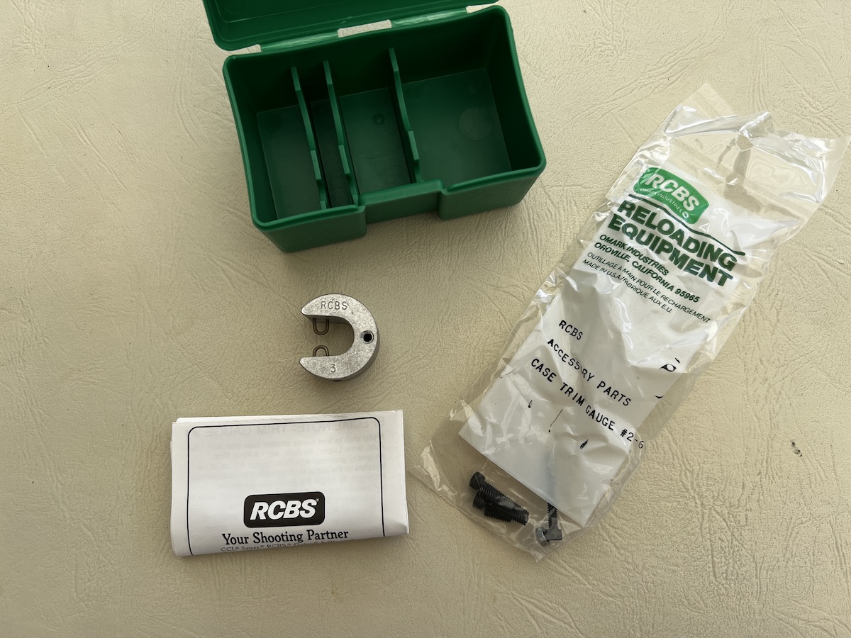 RCBS 2x Trim Gauge Nr. 3 & 6 eGun