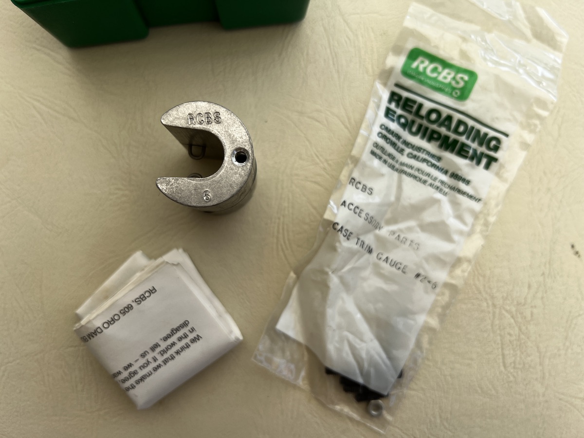 RCBS 2x Trim Gauge Nr. 3 & 6 eGun